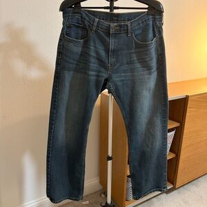 Signature by Levi Strauss Relaxed Fit Dark Blue Jeans